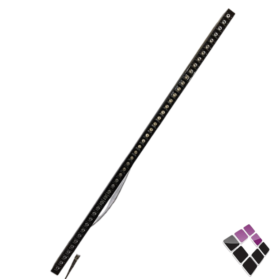 نجف بغطاء LED علاقي LINER نيو باور NEW POWER جرم أسود اضاءة SMDأصفر 3000K مقاس 40W..