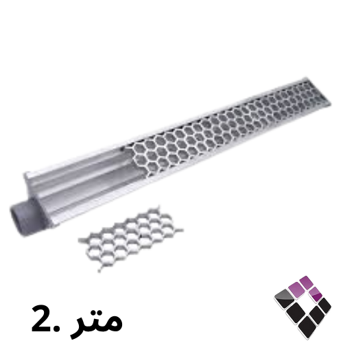 مجرى سيل موديل خلية الومنيوم خمس نجوم طول 2 متر × 12سم مخرج 3"