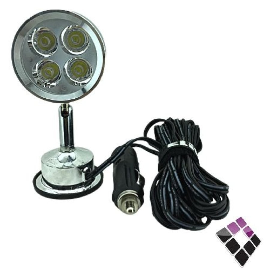كشاف LED خارجي  ELITE  إضاءة ابيض يعمل علي بطارية السيارة 4Wموديل رقم HML-132***