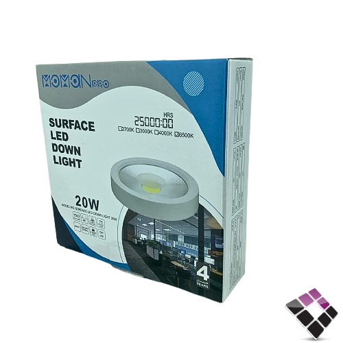 كشاف خارجي LED لطش عدسة كوب COB إضاءة 6500k أبيض MOMaN PLUS صيني 18 سم 6"×20W