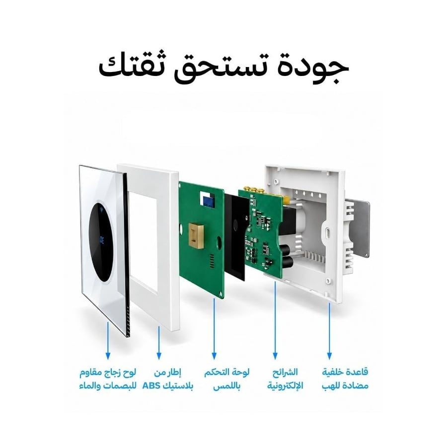 مفتاح مكيف شباك ذكي – 40 أمبير | واي فاي
