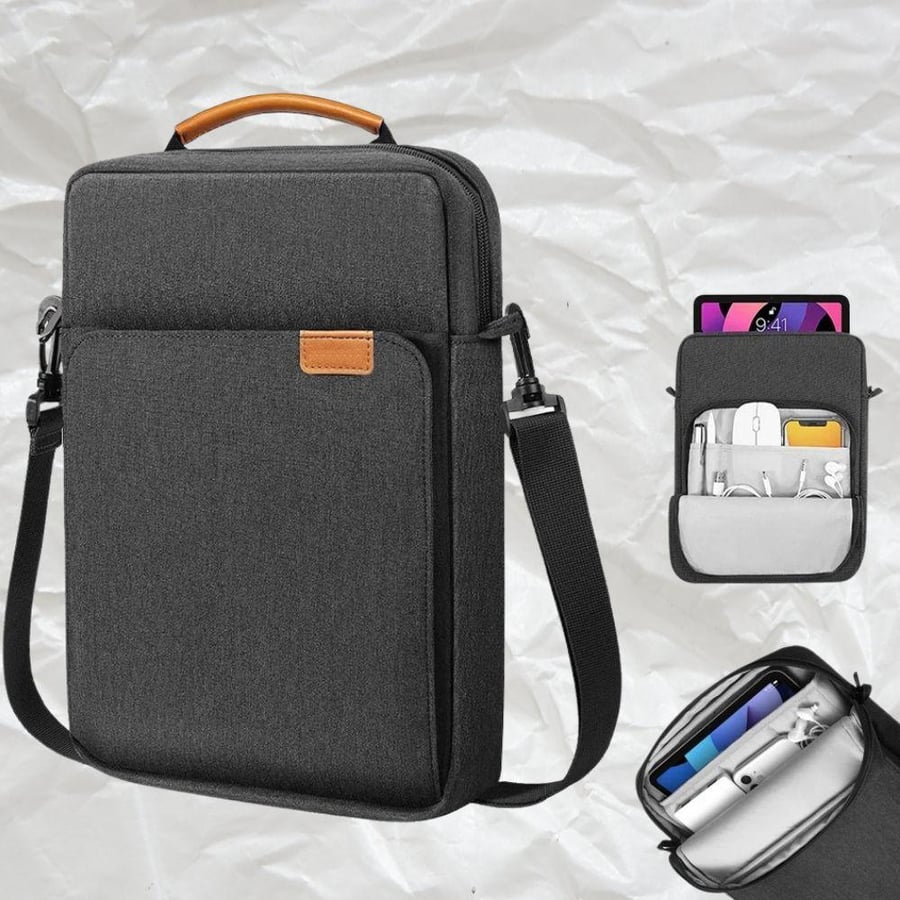 Laptop shoulder bag made of fabric | 13 inch