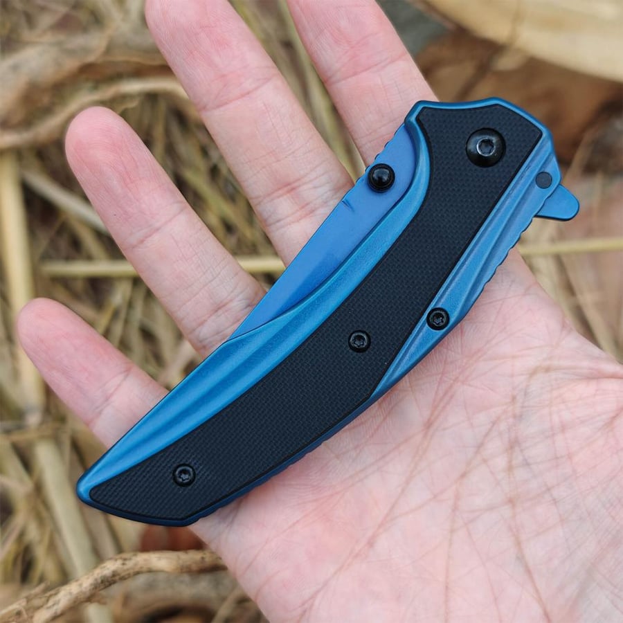Blue brochure