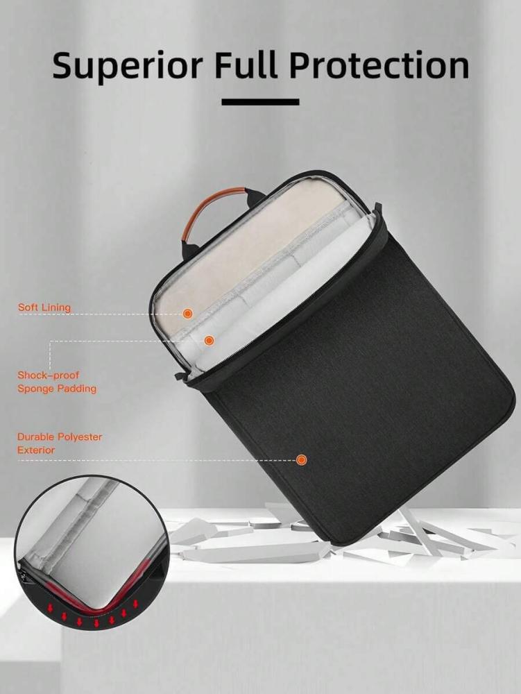 Laptop shoulder bag made of fabric | 13 inch