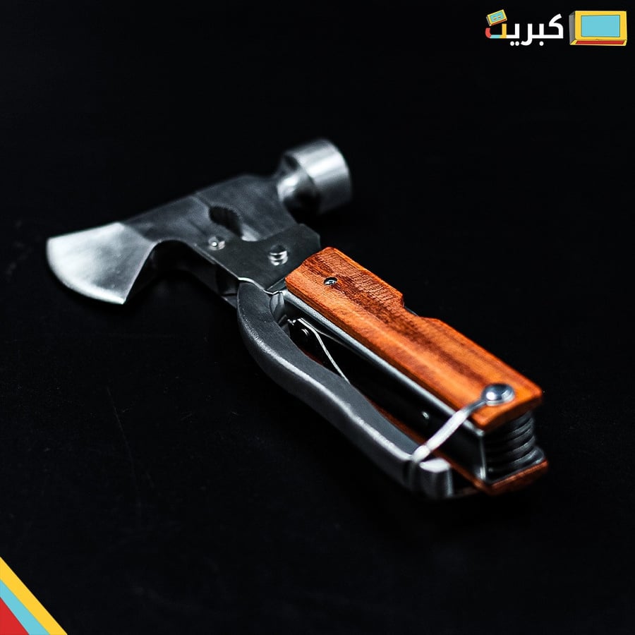 مطرقة و فأس حاد متعددة المهام للرحلات - معدن !