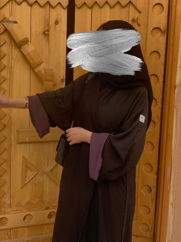 عباية دبل فيس حرير #004