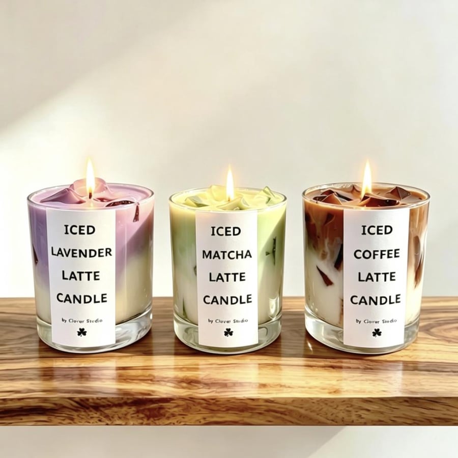 Iced Matcha Latte Candle