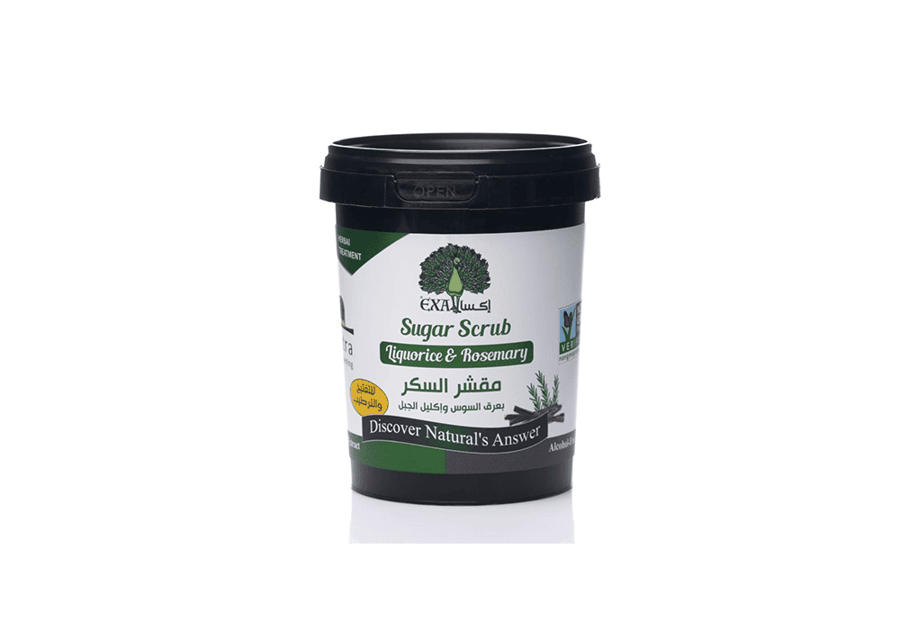 اكسا مقشر السكر عرق السوس 600جم