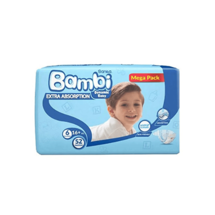 بامبي ميجا كبير جدا رقم 6 (52)حبة