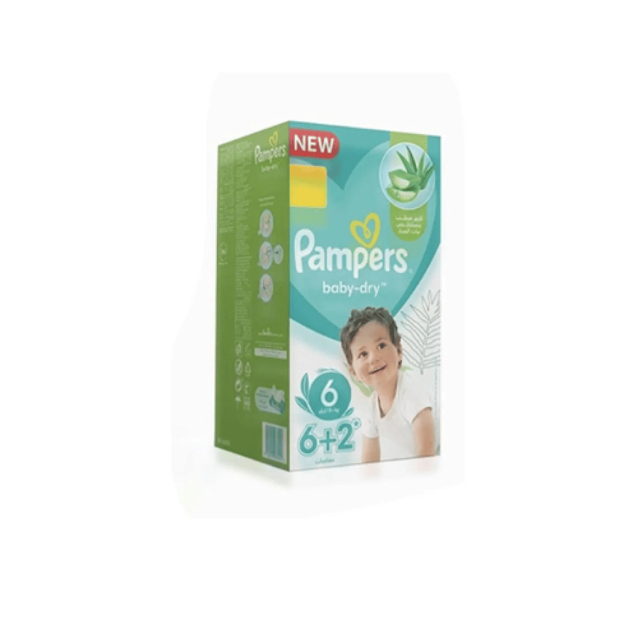 Pampers size 6 small carton 8 pieces