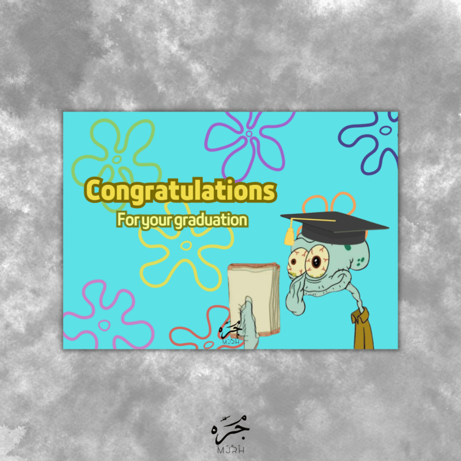 CONGRATULATIONS FOR YOUR GRADUATION -CARD