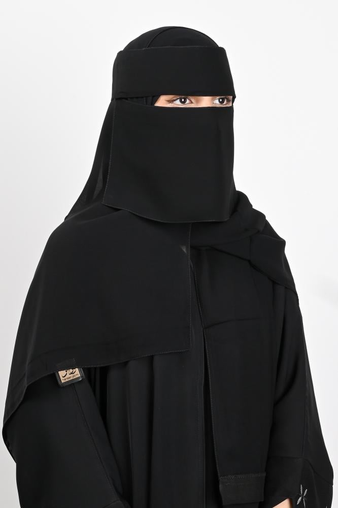 نقاب حرائر مطاطين بردة ربط