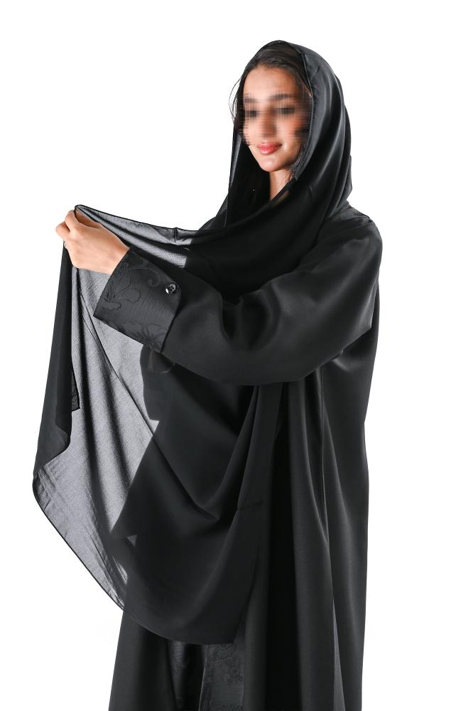عباية كريب مع جكار