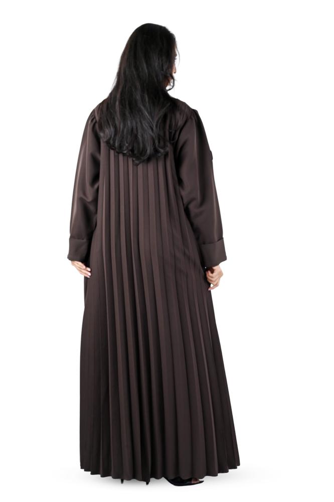 عباية كريب كلوش بكسرات