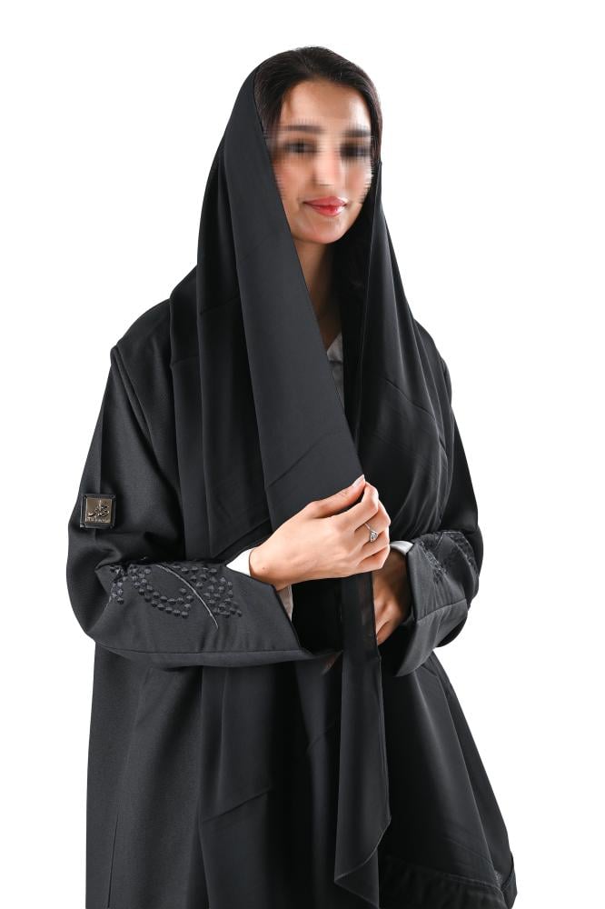 عباية كريب بتطريز