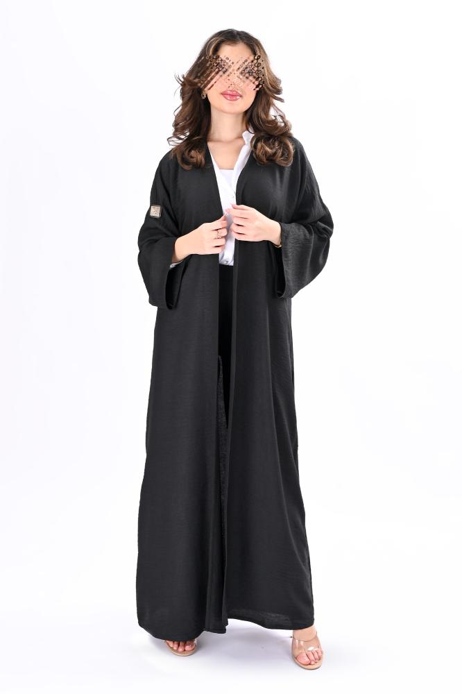 عباية كريب اسود