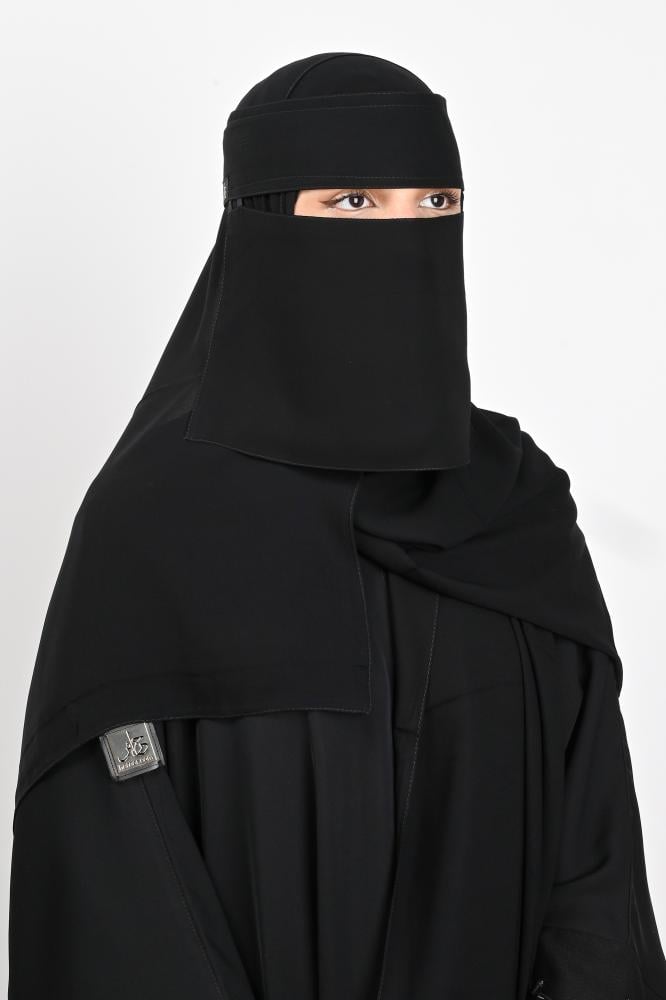 نقاب حرائر مطاطين  لصق