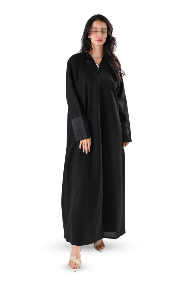 عباية كريب مع جكار