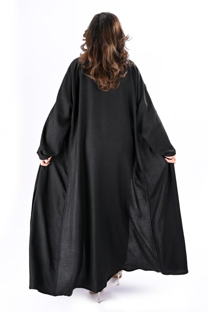 عباية كريب اسود