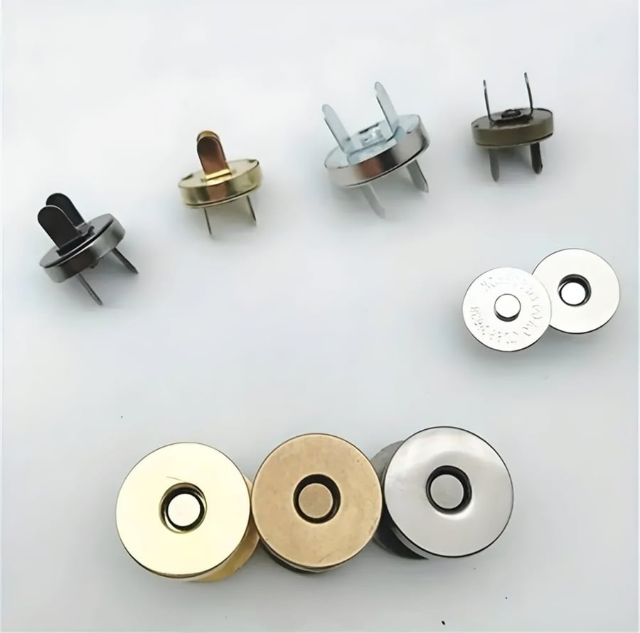 قفل  شنط مقناطيسي 14mm فضي وذهبي