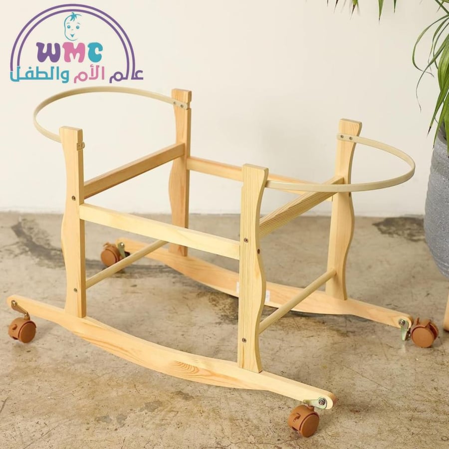 قاعدة خشب بعجلات ( خشبي )