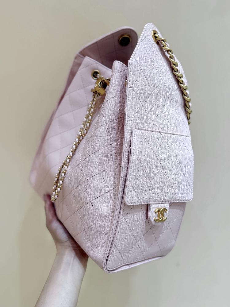 حقيبة شانيل 1 25s 25bag بنقشة جلد الليتشي