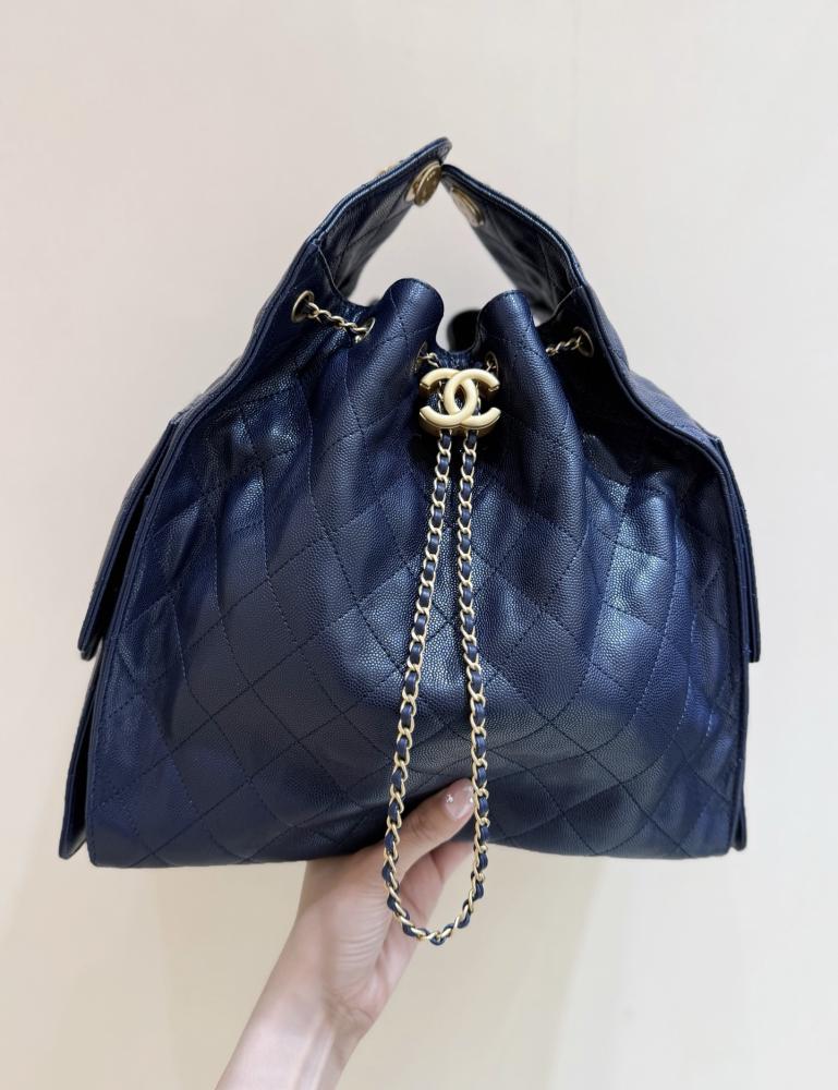 حقيبة شانيل 1 25s 25bag بنقشة جلد الليتشي