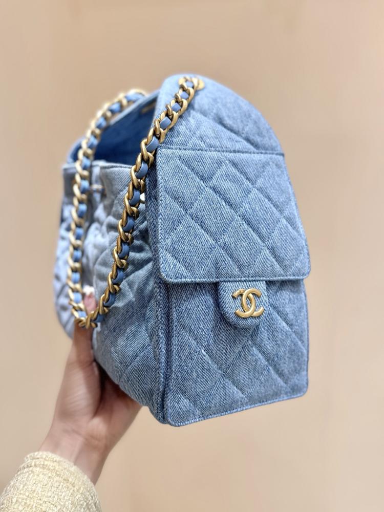 حقيبة شانيل 1 25s 25bag جينز دينم