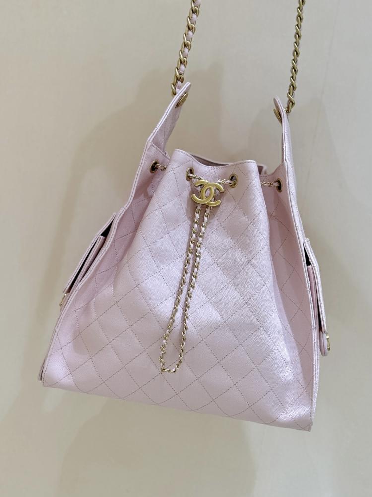 حقيبة شانيل 1 25s 25bag بنقشة جلد الليتشي