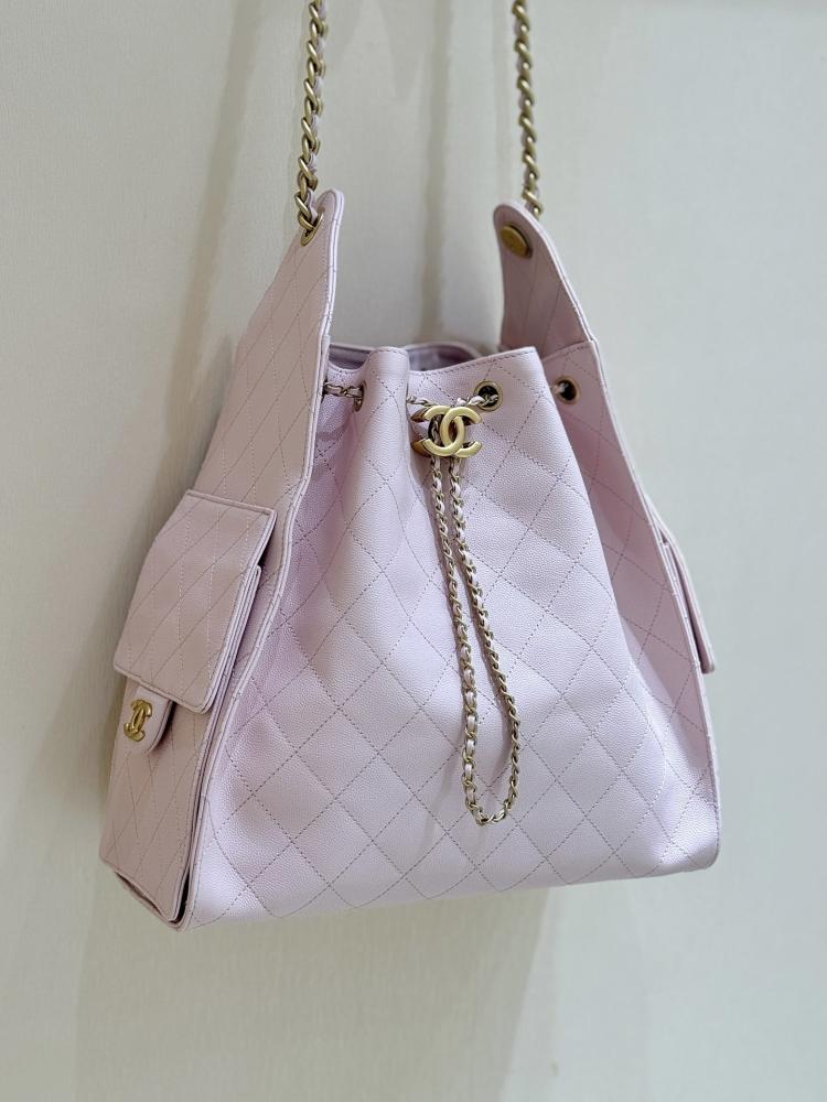 حقيبة شانيل 1 25s 25bag بنقشة جلد الليتشي