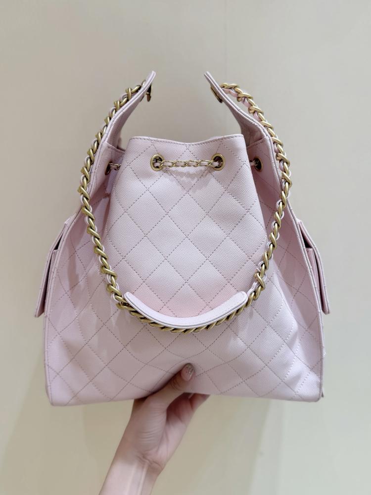 حقيبة شانيل 1 25s 25bag بنقشة جلد الليتشي
