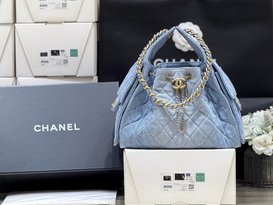 حقيبة شانيل 1 25s 25bag جينز دينم