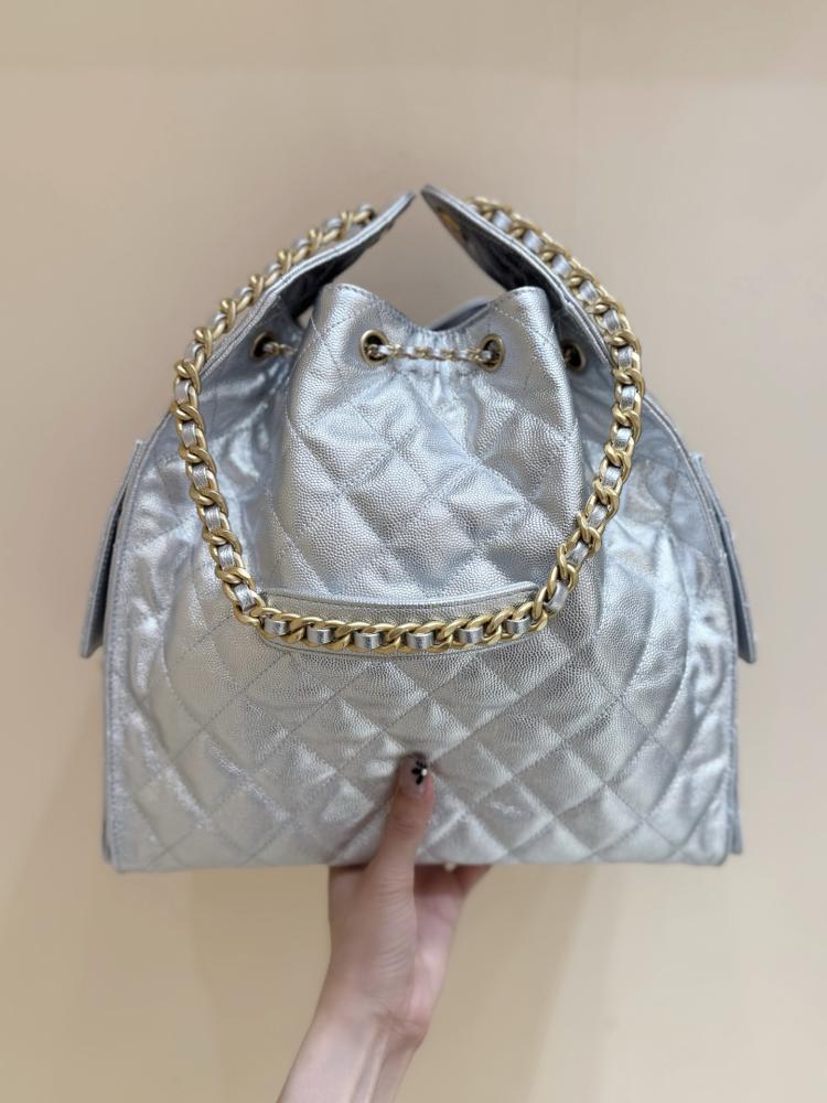 حقيبة شانيل 1 25s 25bag بنقشة جلد الليتشي