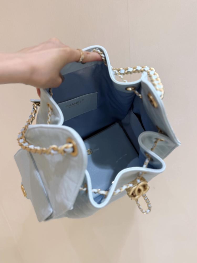 حقيبة شانيل 1 25s 25bag بنقشة جلد الليتشي