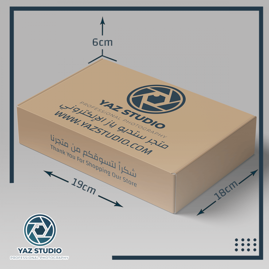 طباعة كرتون تركيب ميلر Mailer مقاس 19x18x6cm