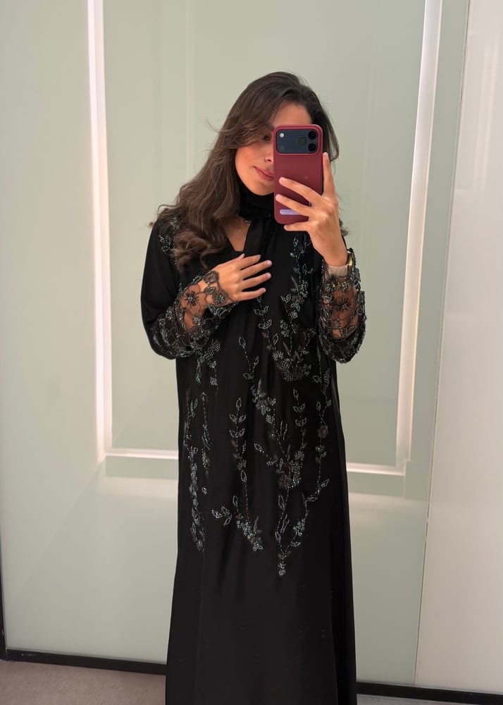 Samara’s Moonveil abaya