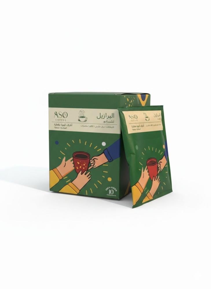 قهوة برازيلي شيبادو (10اظرف)