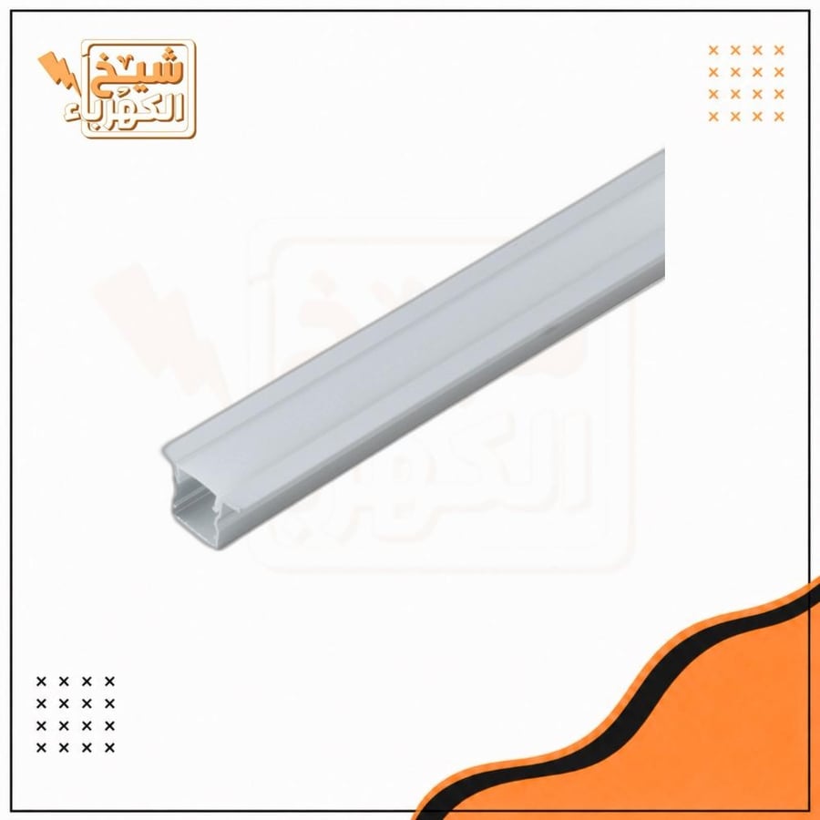مجرى المونيوم مجرى داخلي غرس 3 متر لانارة شريط الled