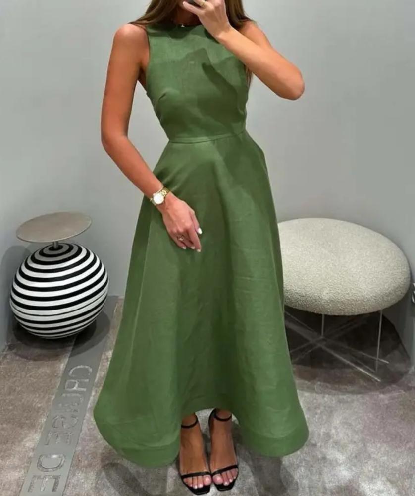 Olive Green Dress For Summer