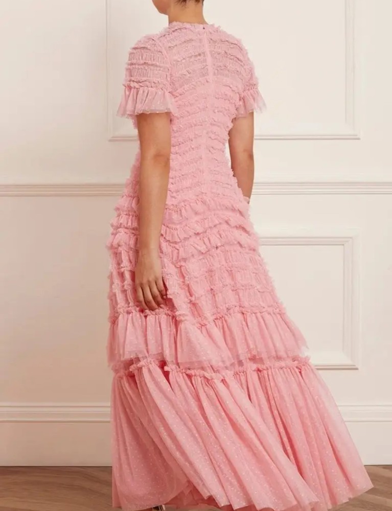 Pink Ruffle Dress