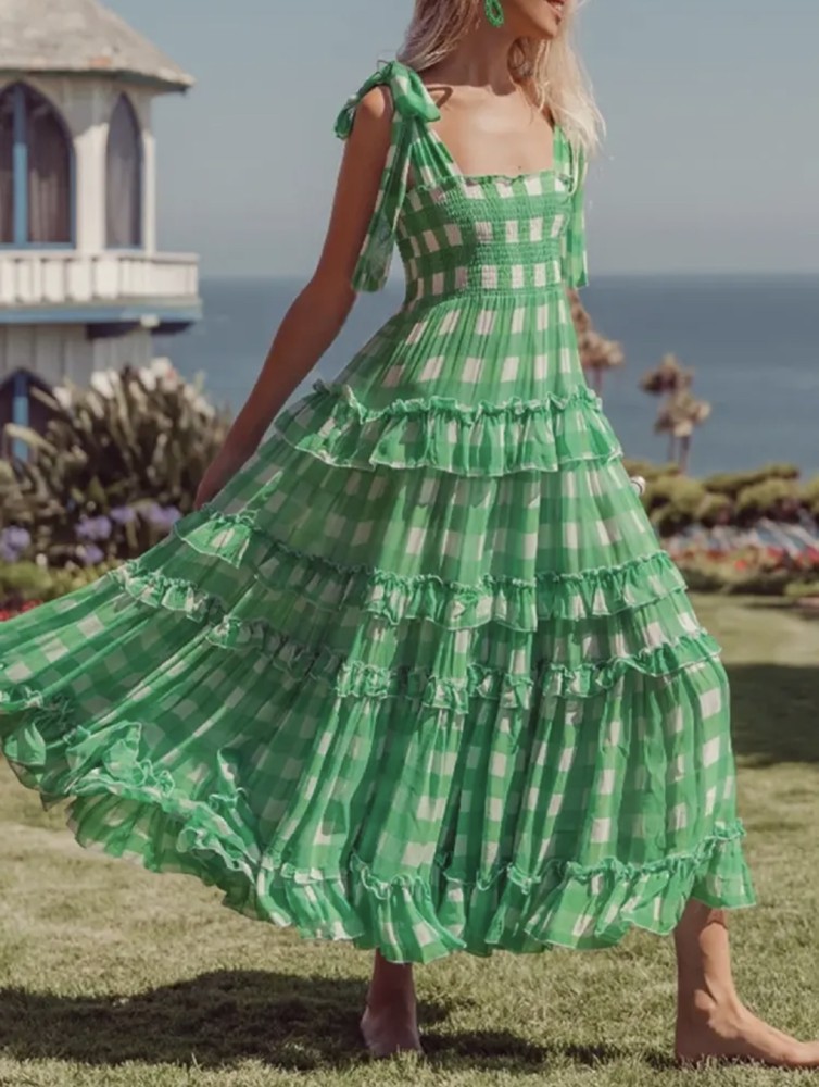 Summer Green Dress