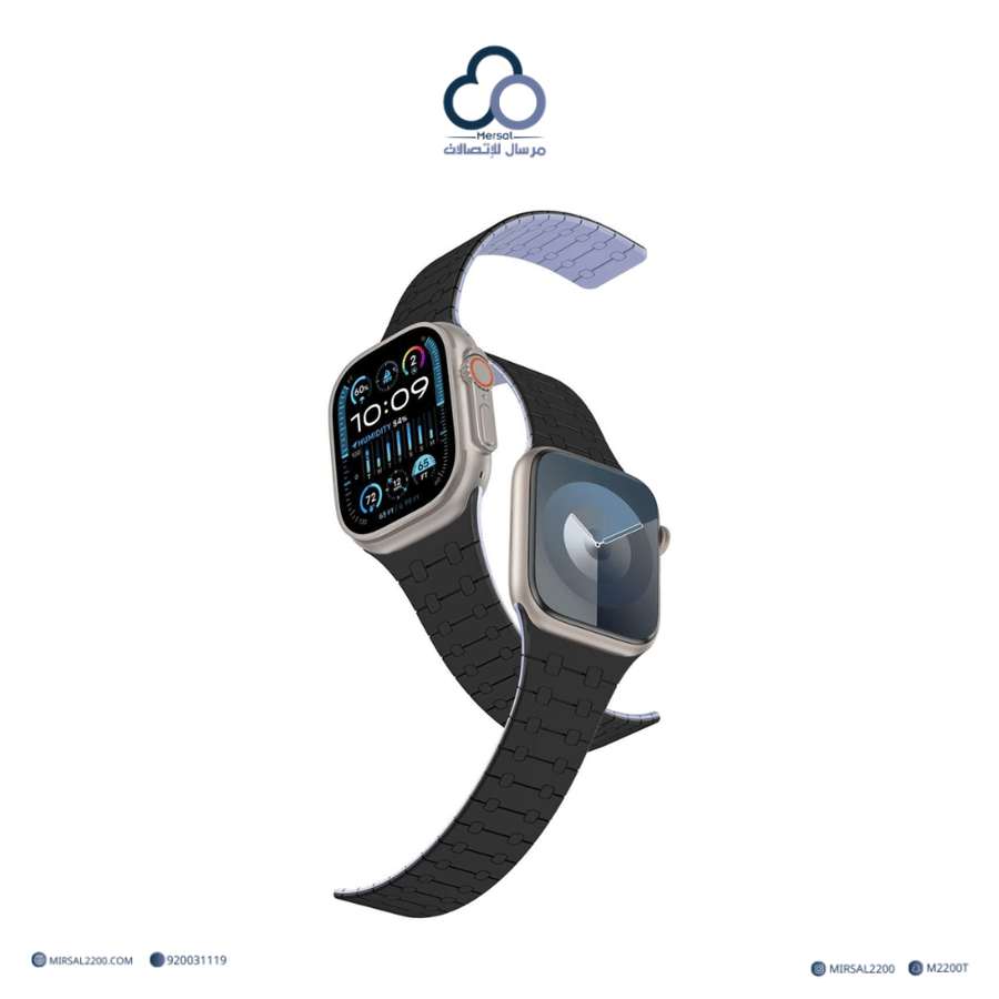 سوار AmazingThing Smoothie Sport المغناطيسي لساعة Apple Watch 49/45mm – سيليكون