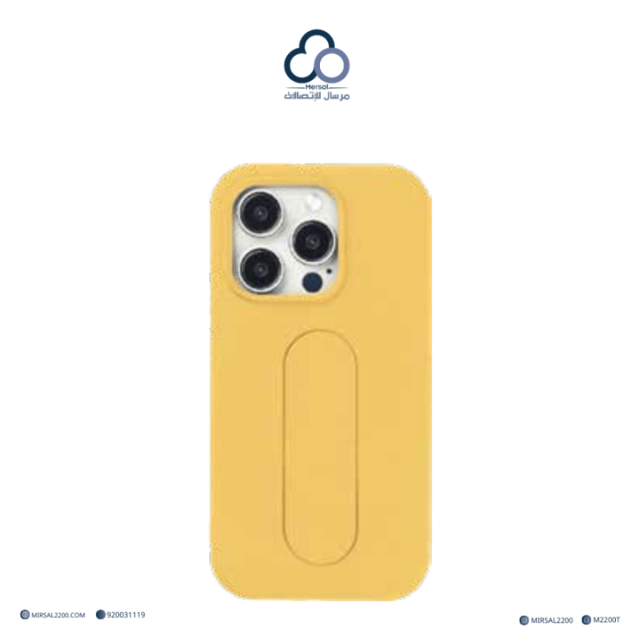 جراب جوال MacgripFlat Case من براند بارك (BRADPARK) ايفون 16 بلس اصفر