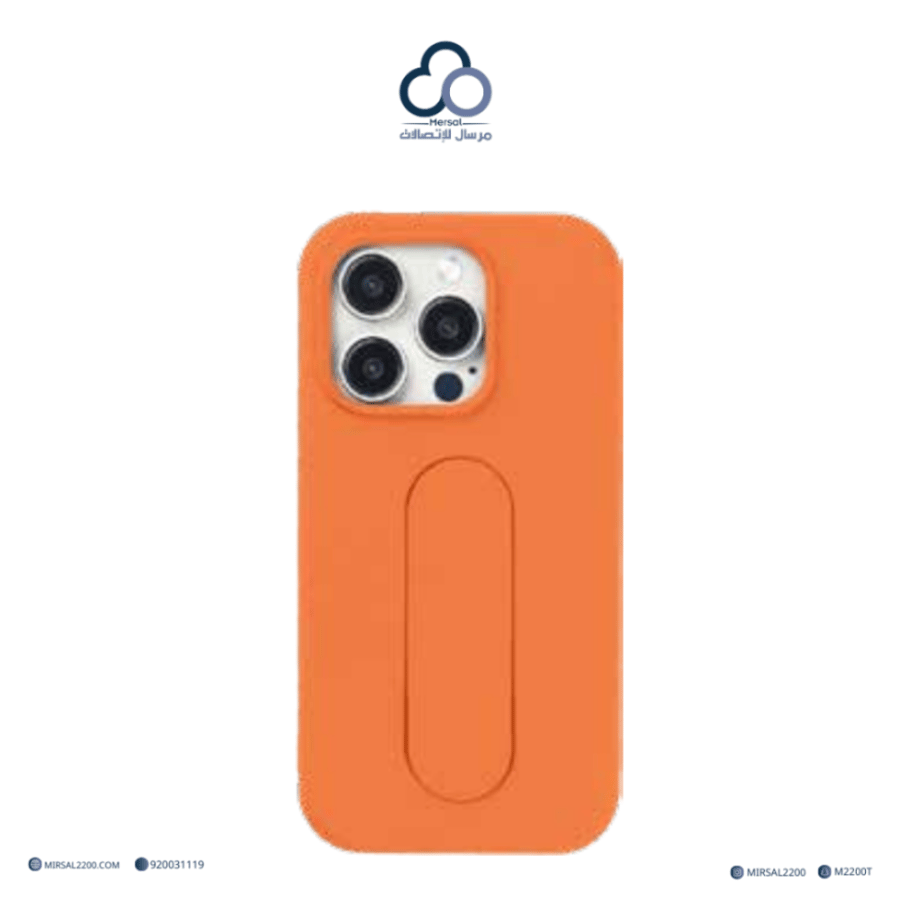جراب جوال MacgripFlat Case من براند بارك (BRADPARK) ايفون 16  بلس اورانج