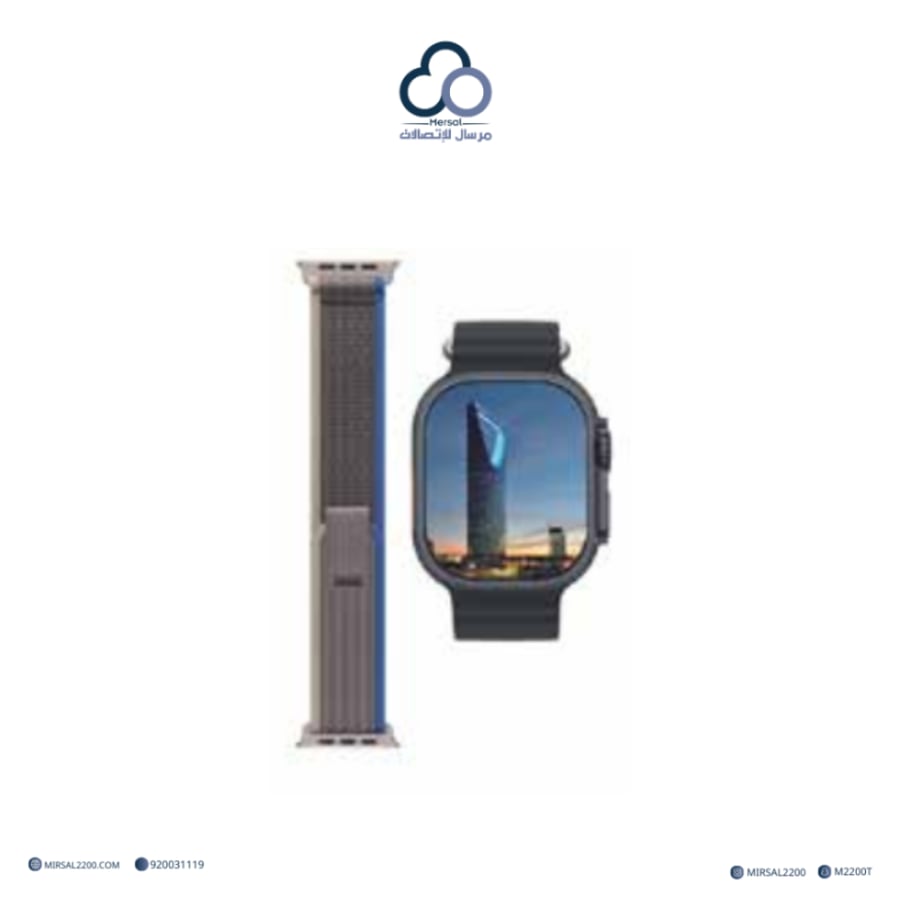 ساعة EONE Ultra Smart Watch اسود