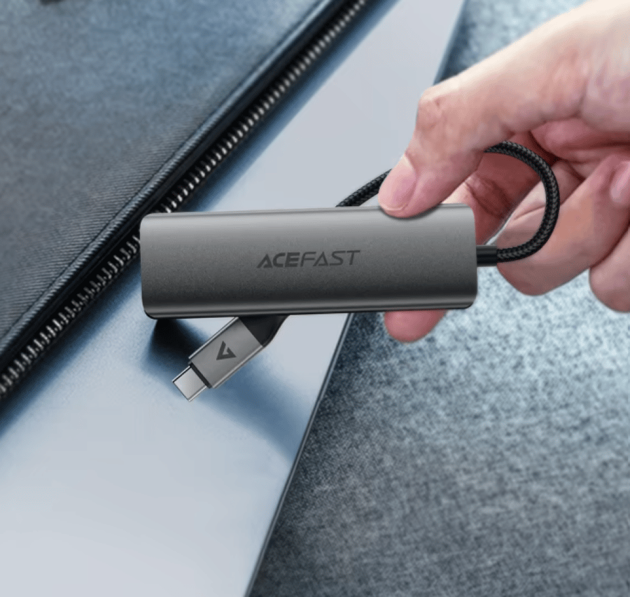 . AceFast J15 هب USB-C إلى 4 منافذ USB-A 3.0 AceFast J15 USB-C to 4-Port USB-A 3.0 Hub