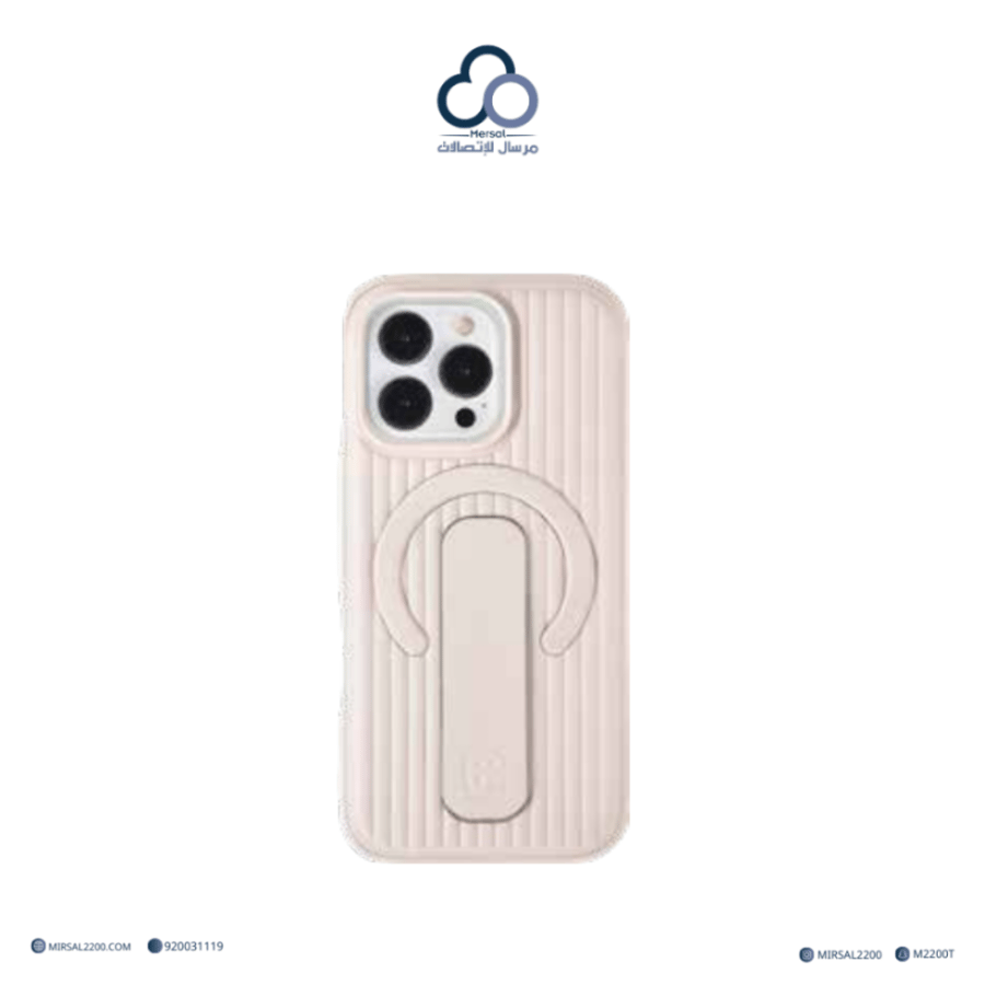 جراب جوالMacgrip Stripe PU براند بارك (BRADPARK) ايفون 16 برو بيج