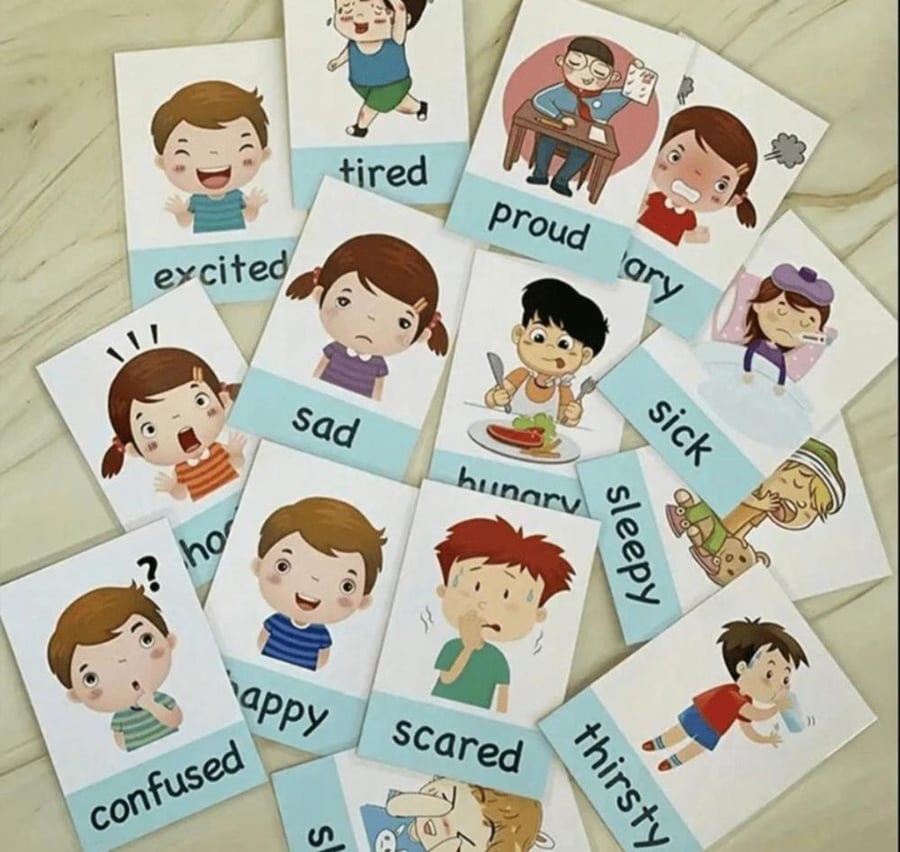 كروت تعليمية باللغة الإنجليزية