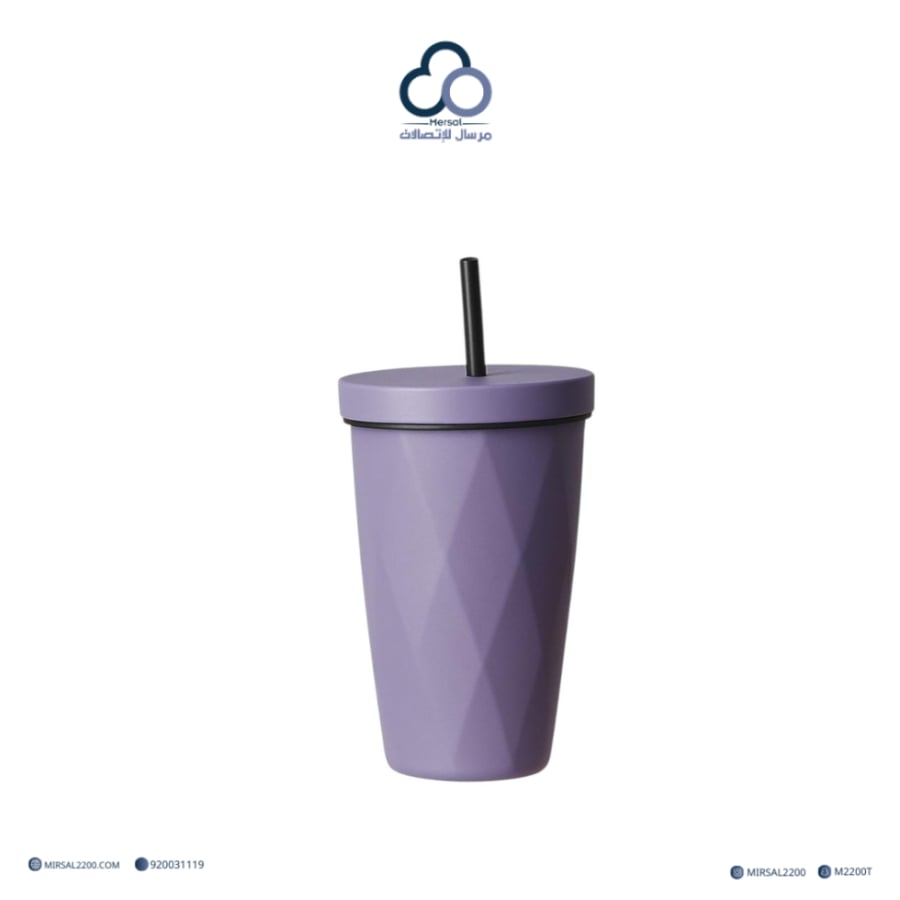 كوب مشروبات باردة من فيرتك بنفسجي