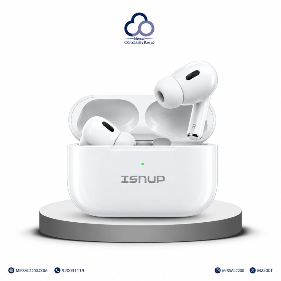 سماعة ISNUP AirPods Pro اللاسلكية TWS – ضمان سنتين